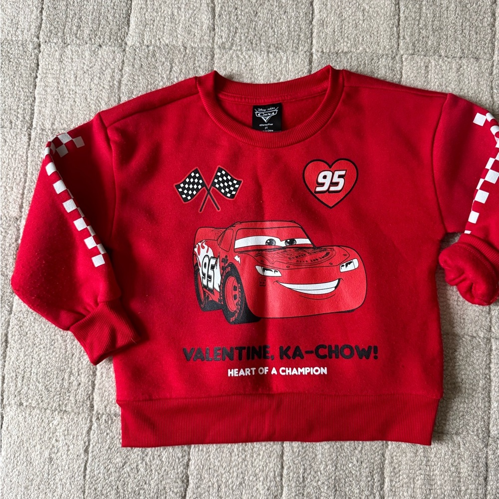 Kids Red Lightning McQueen Sweatshirt by Disney